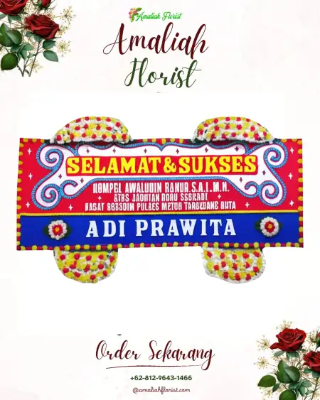 Papan Bunga Ucapan Selamat Joanyar
